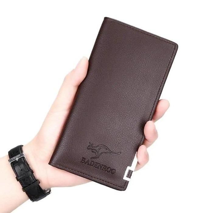 Sleek Black Leather Wallet for Men – Minimalist & Durable